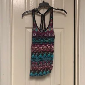 Island Pattern Tank Top
